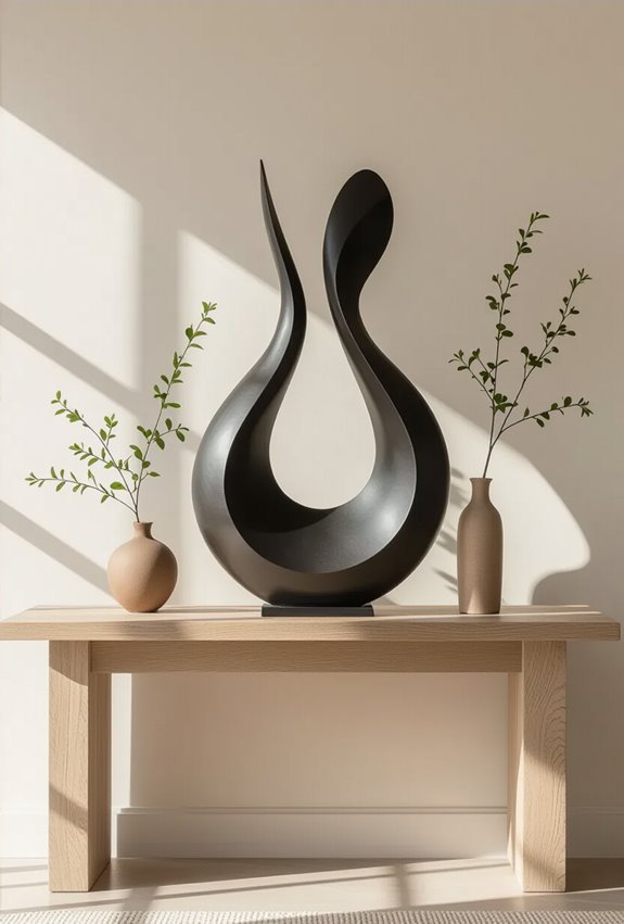 interactive kinetic metal sculpture