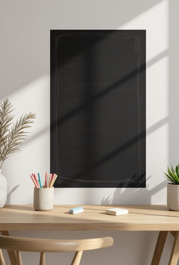 interactive magnetic chalkboard decals