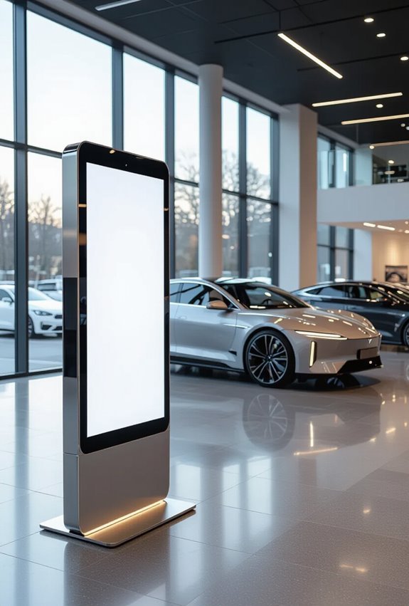 interactive multilingual vehicle comparison kiosks