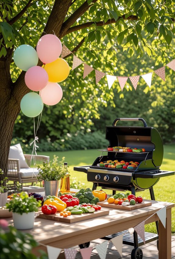 interactive outdoor diy cooking stations