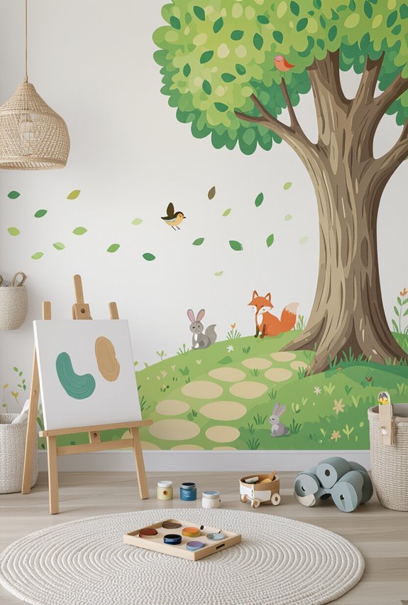 interactive storytelling mural panels