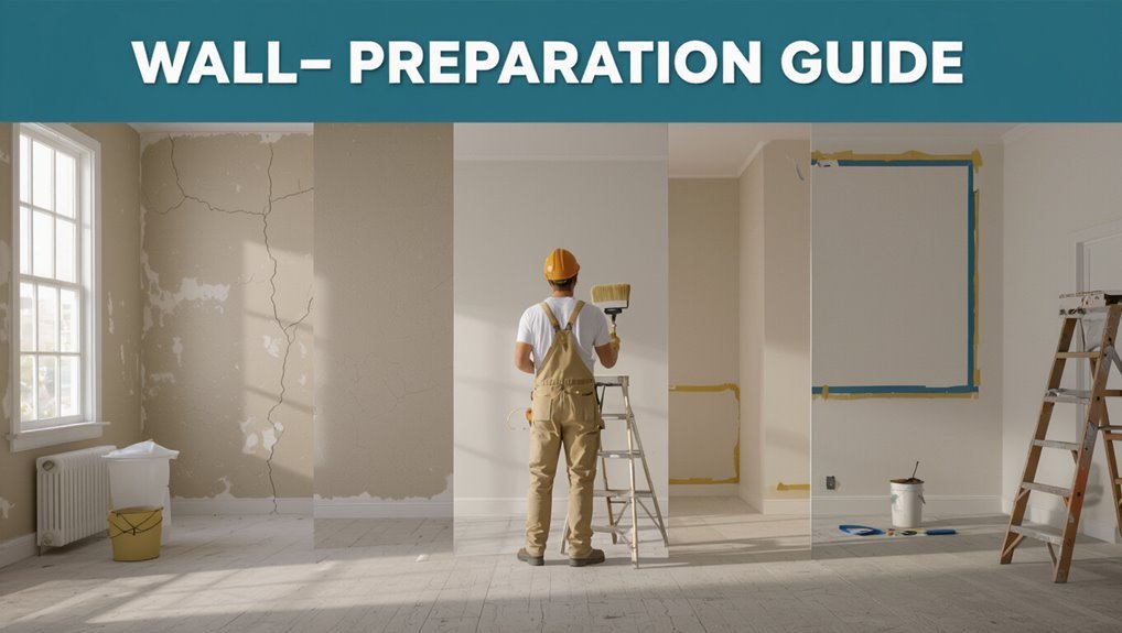 interior wall painting preparation