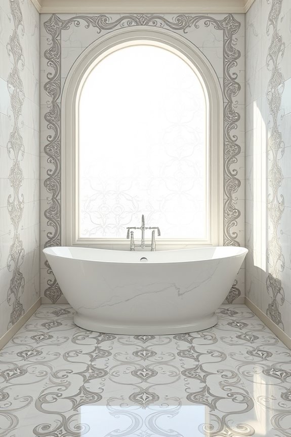 intricate arabesque tile patterns