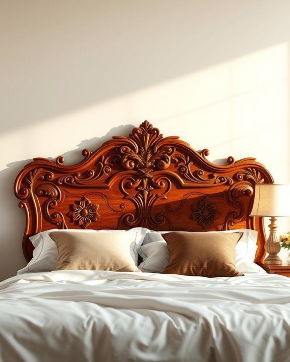 intricate carved wood elegance