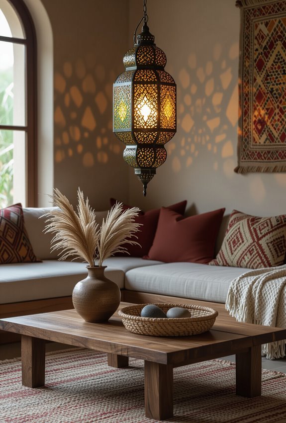 intricate warm ambient moroccan glow