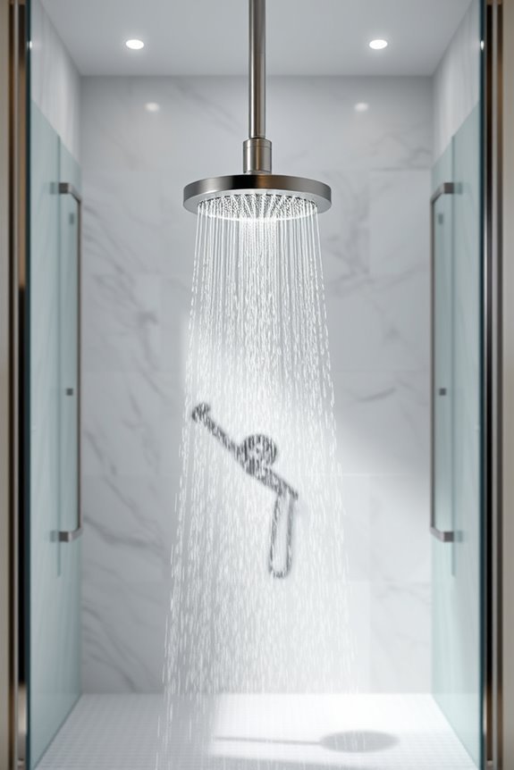 invigorating high pressure shower experience