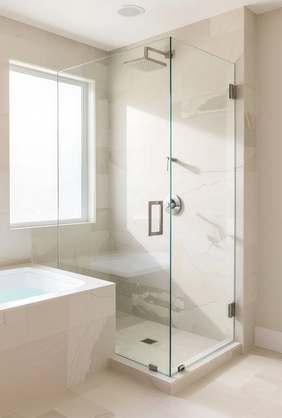 invisible minimal frameless finishes