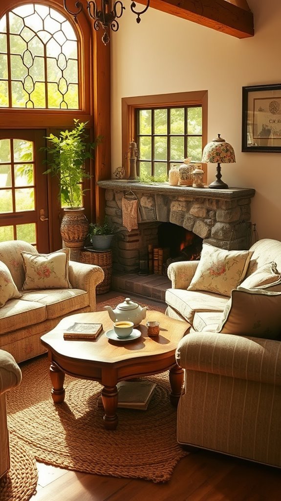 inviting and stylish entrance