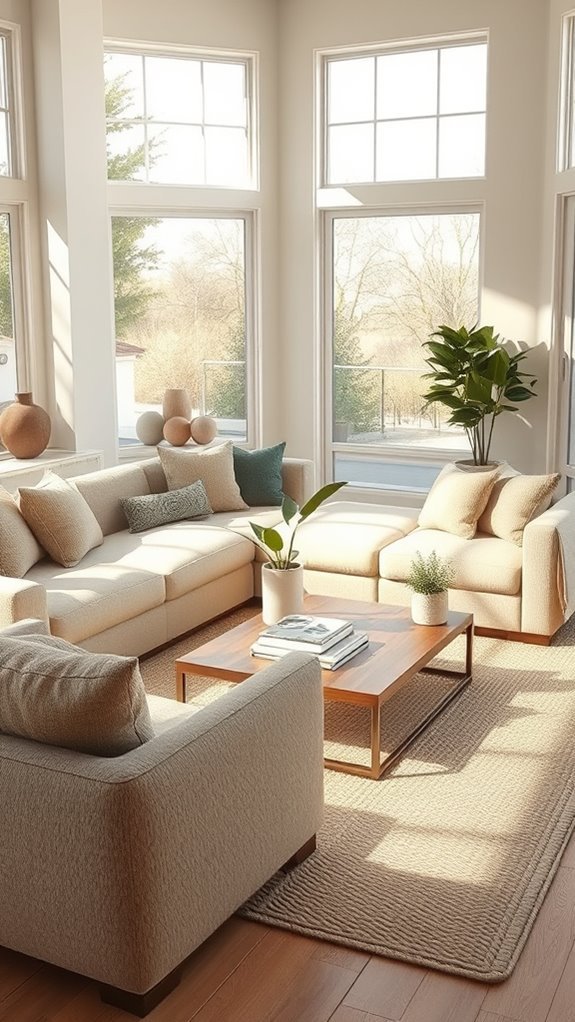 inviting comfortable seating options