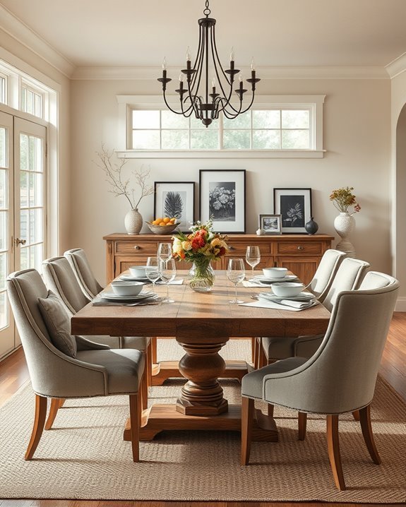 inviting dining area design