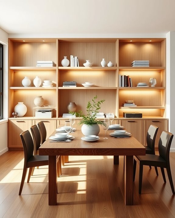 inviting dining room ambiance