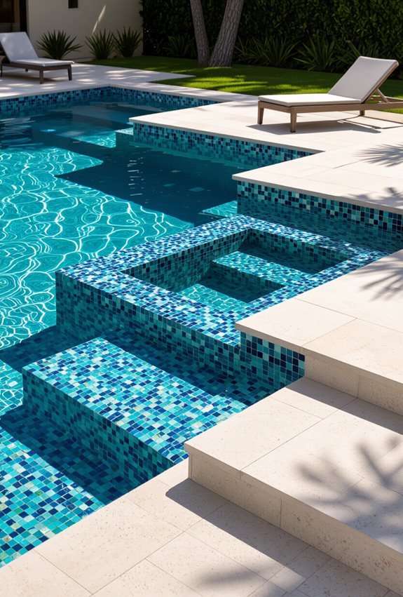 iridescent mosaic tile artistry