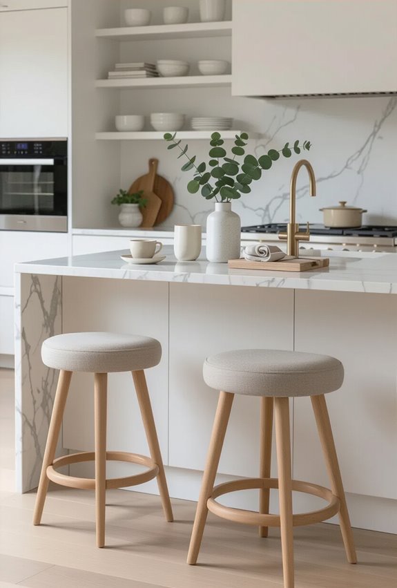 island seating comfortable flexible arrangements