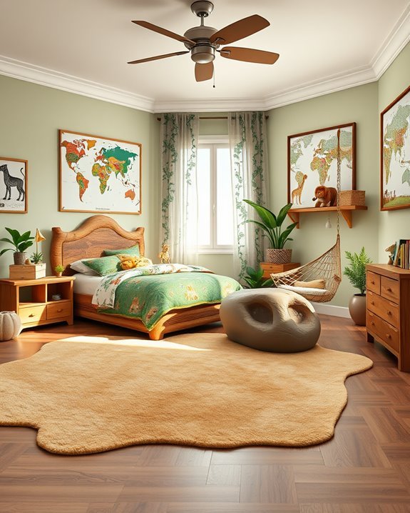 jungle safari bedroom decor