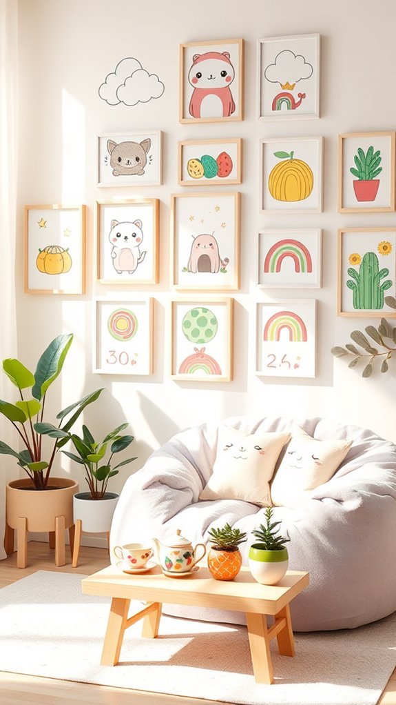 kawaii wall hangings ideas