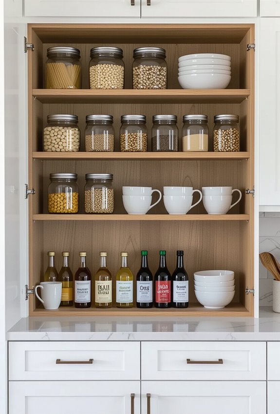 keep frequently used items accessible