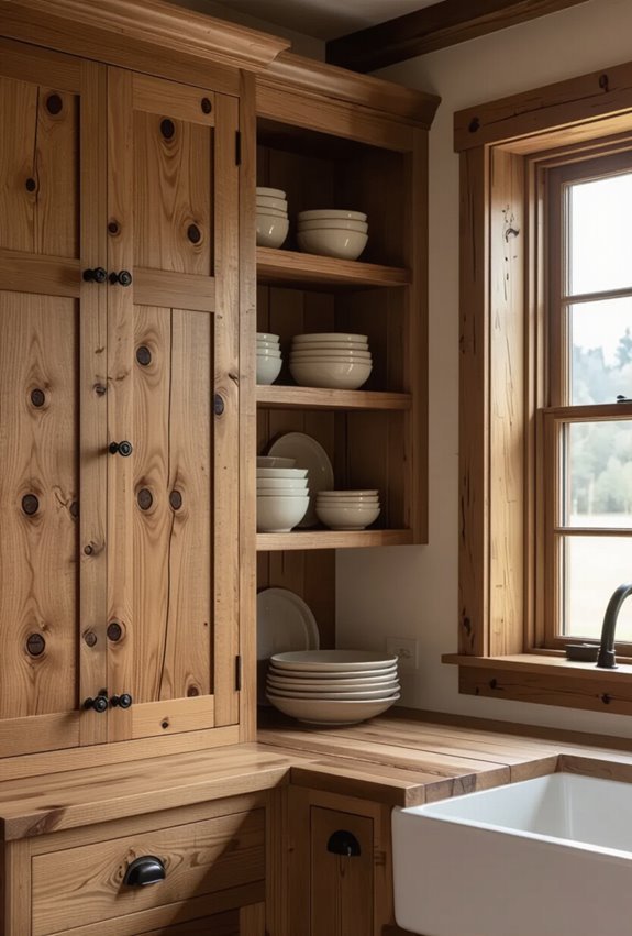 knotty pine rustic charm