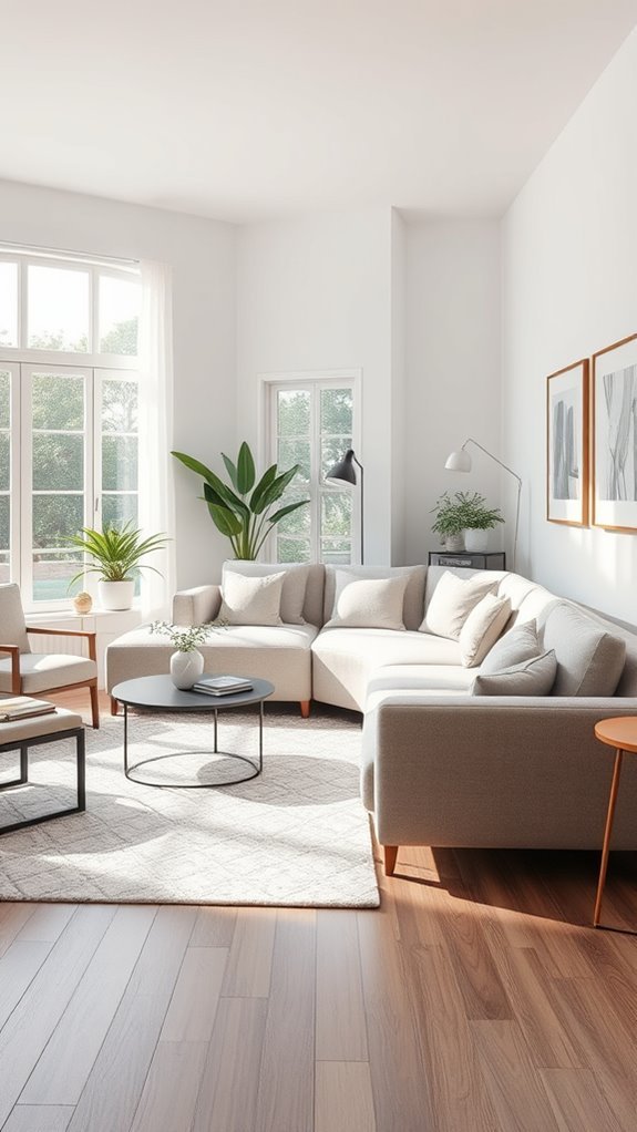 l shaped sofa room divider