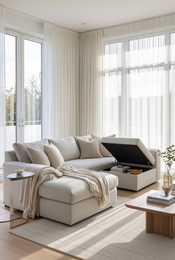 l shaped sofas with storage
