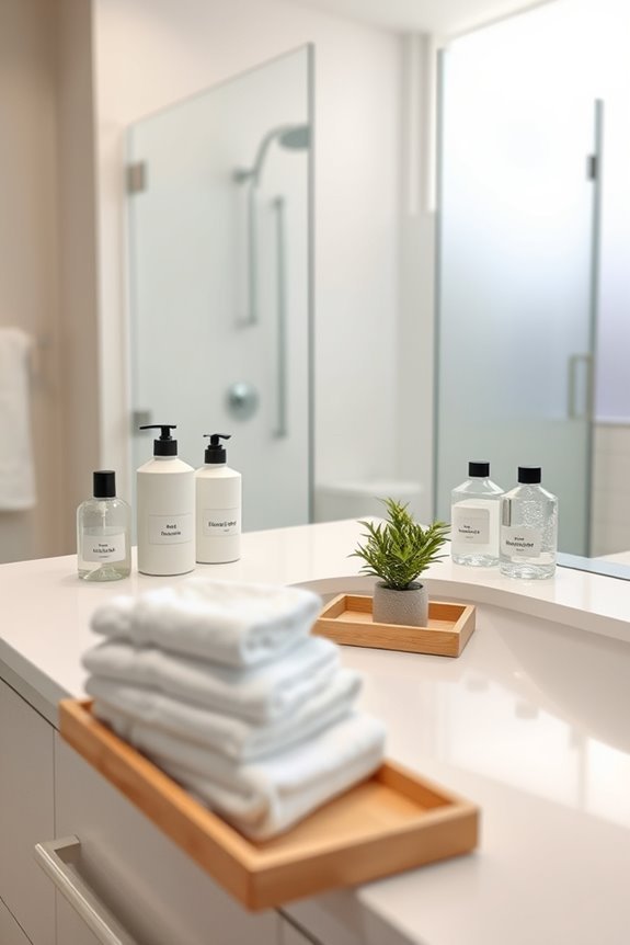 labeling for bathroom organization