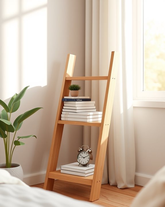 ladder nightstand design ideas