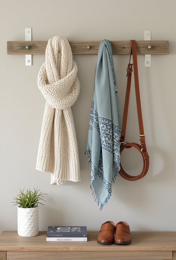 ladder rung scarf and beltrack