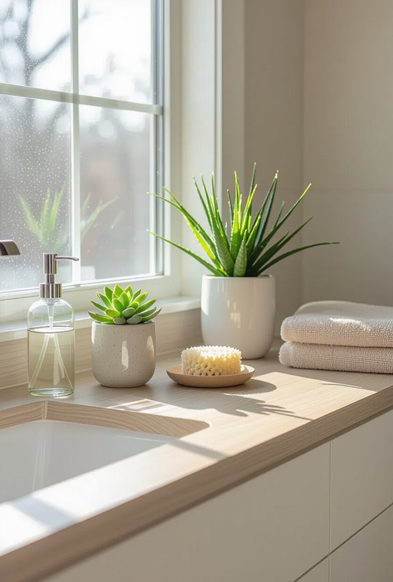 laminate countertops and vinyl backsplashes