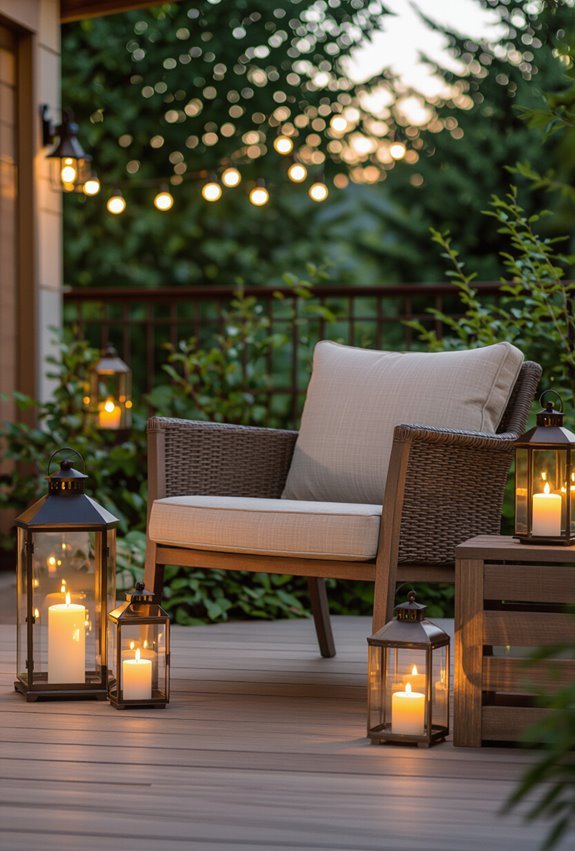 lanterns candles cozy citronella ambiance