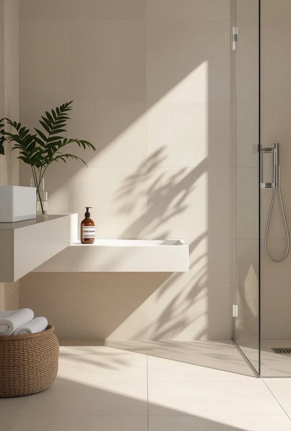 large format tiles visually enlarge