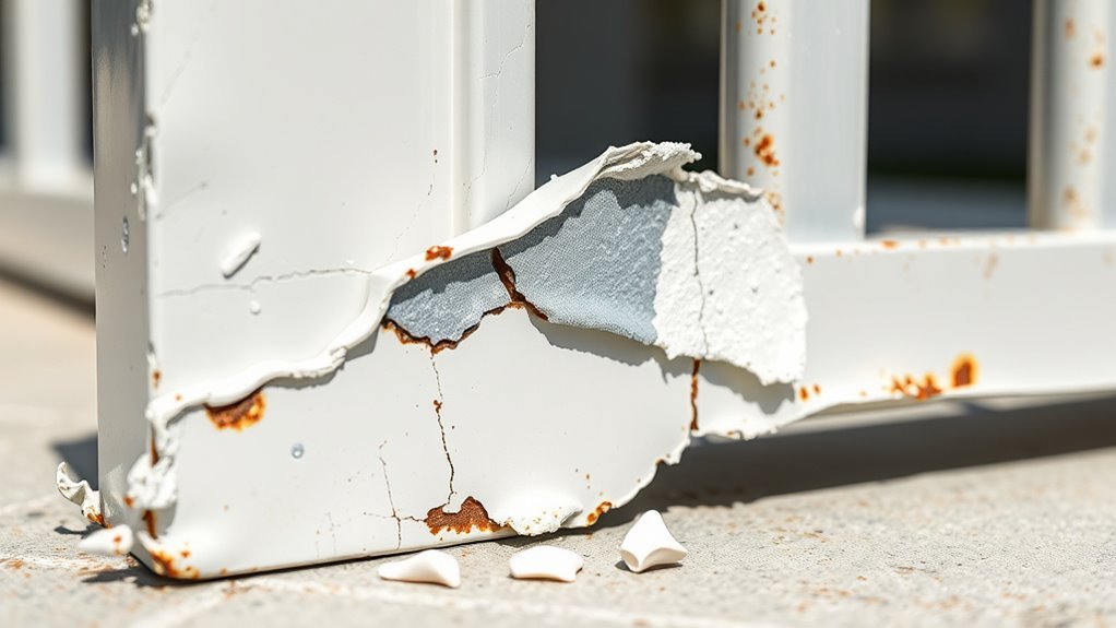 latex is unsuitable for metal