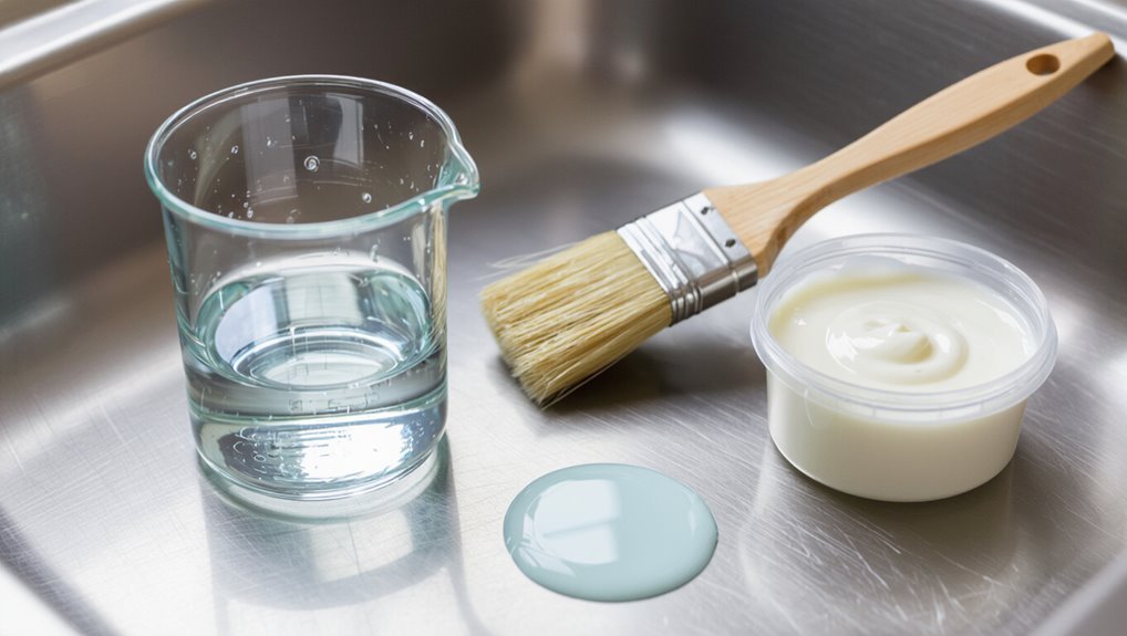 latex paint cleanup chemistry