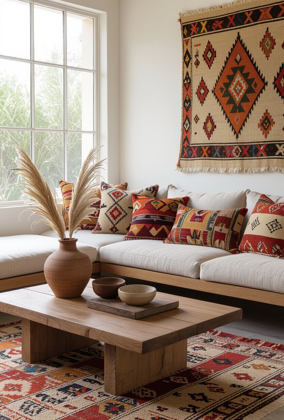 layer colorful global textiles