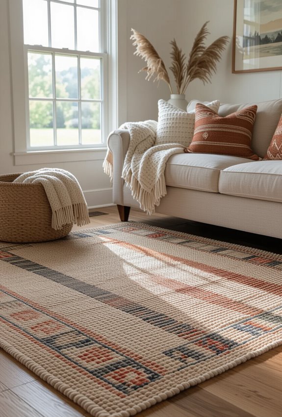 layer rugs for warmth