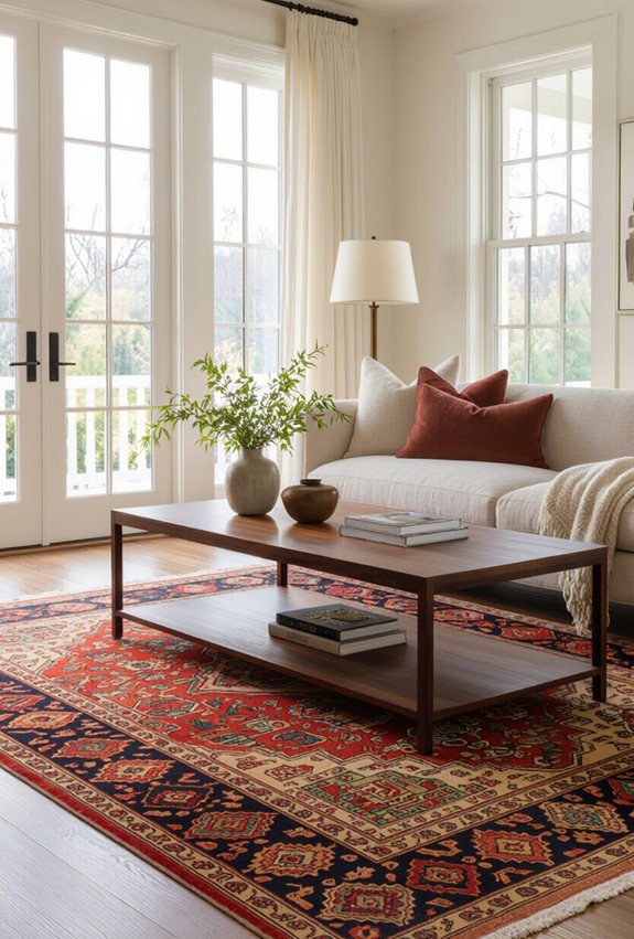 layer rugs for warmth