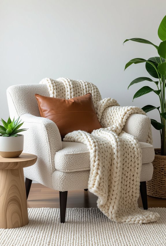 layer varied textures for warmth