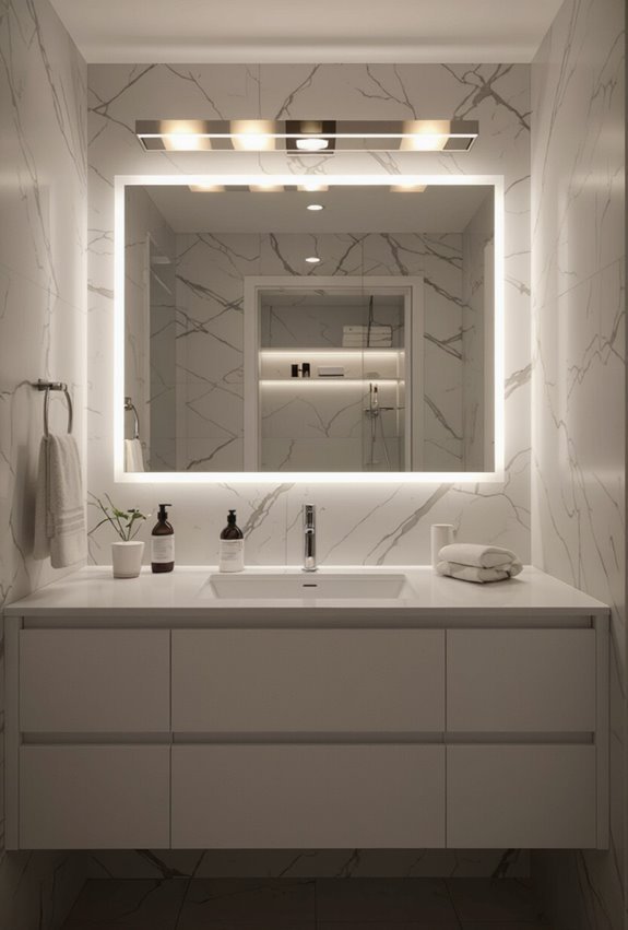 layered ambient and task lighting