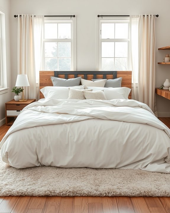 layered bedding for comfort