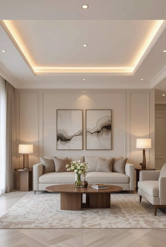 layered cove led ambiance