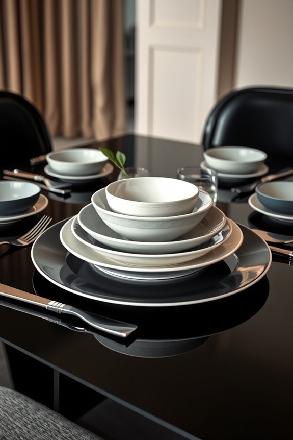 layered dining table styles