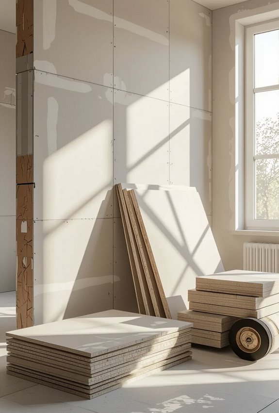 layered drywall for soundproofing