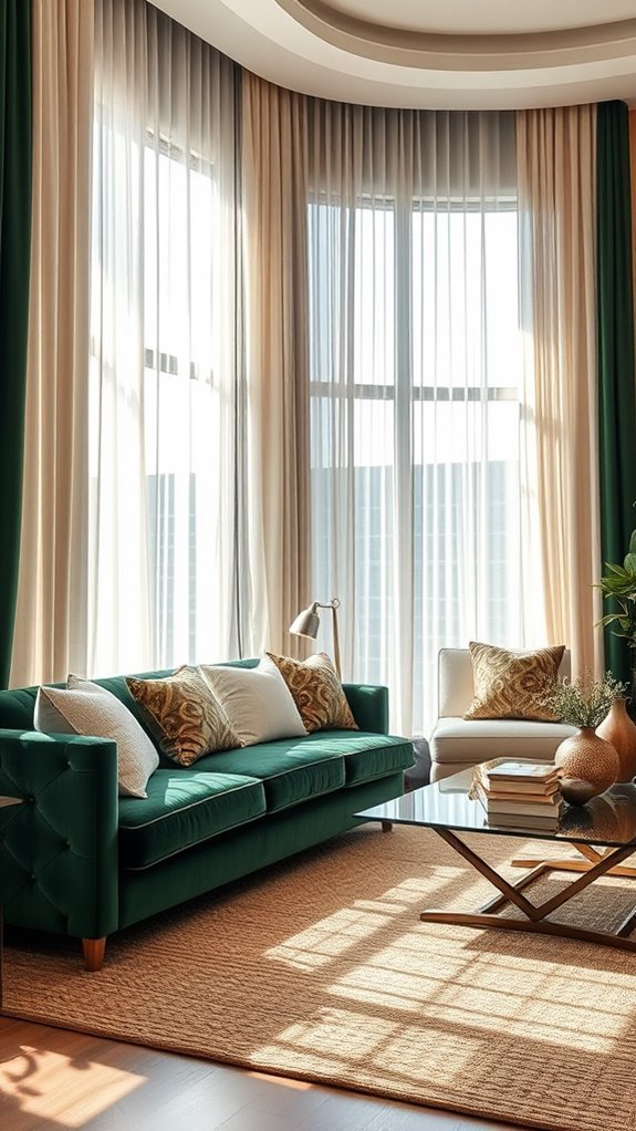 layered fabrics create textures