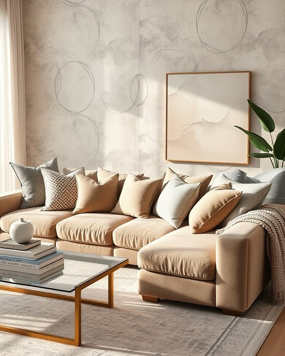 layered fabrics enhance interiors