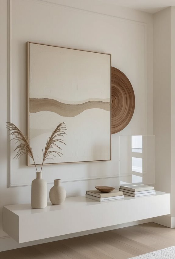 layered frames create depth