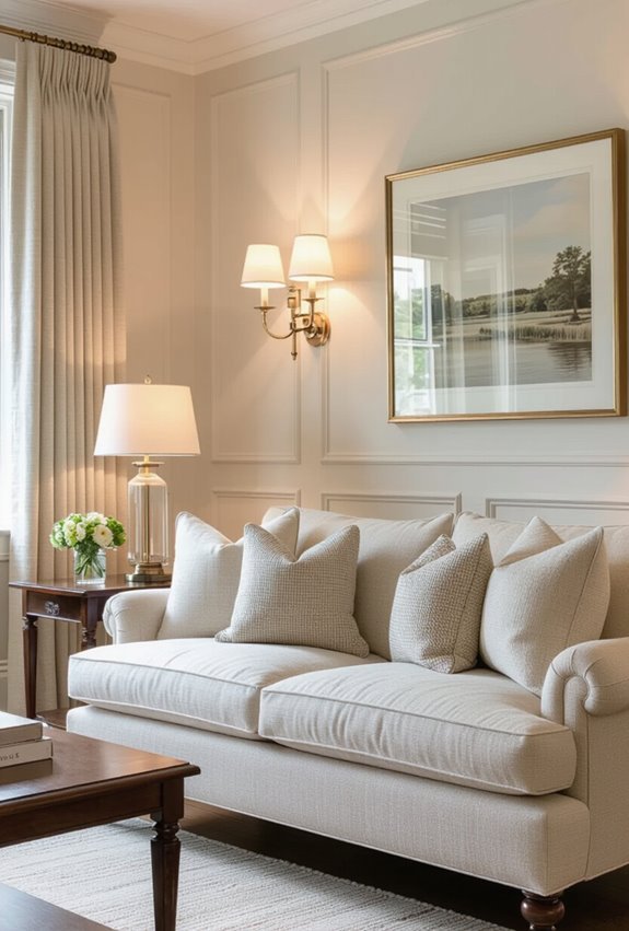 layered lamps balance ambient zones