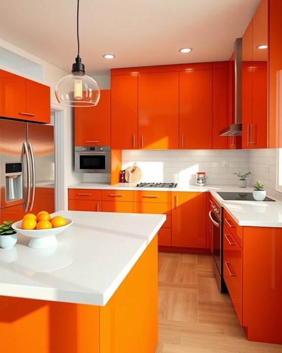 layered lighting enhances cabinets