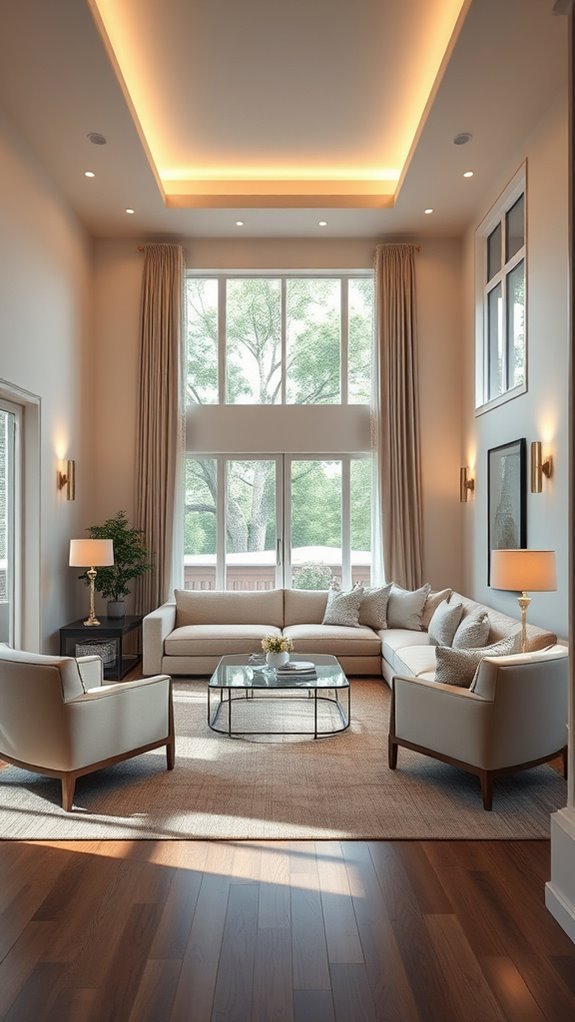 layered lighting for ambiance