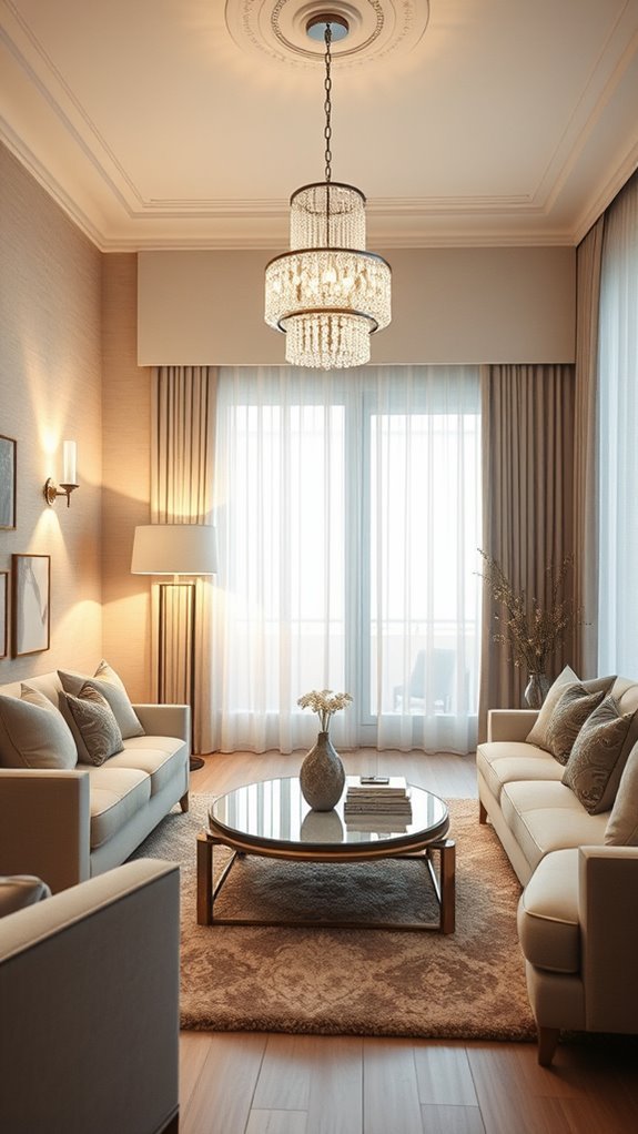 layered lighting for ambiance