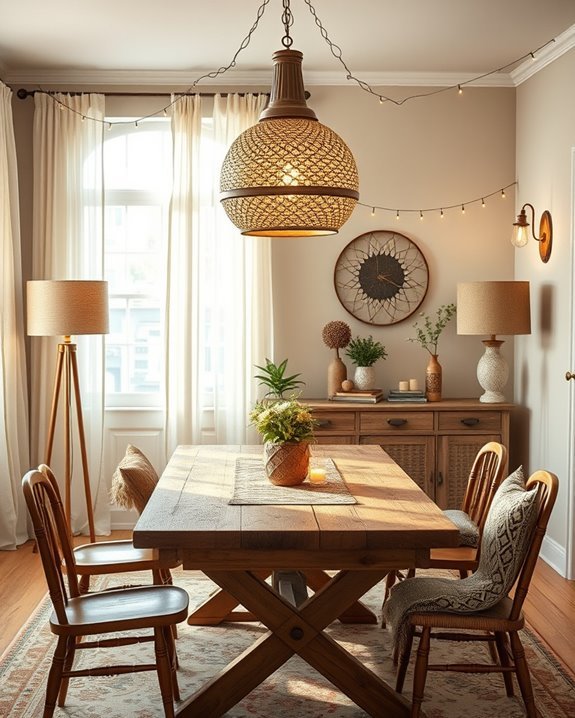 layered lighting for ambiance