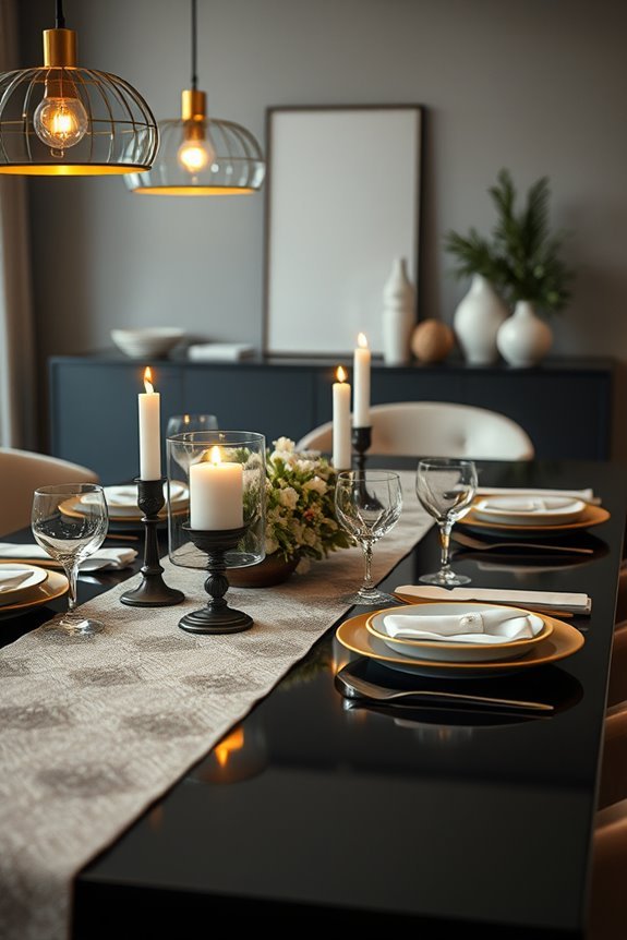 layered lighting for ambiance