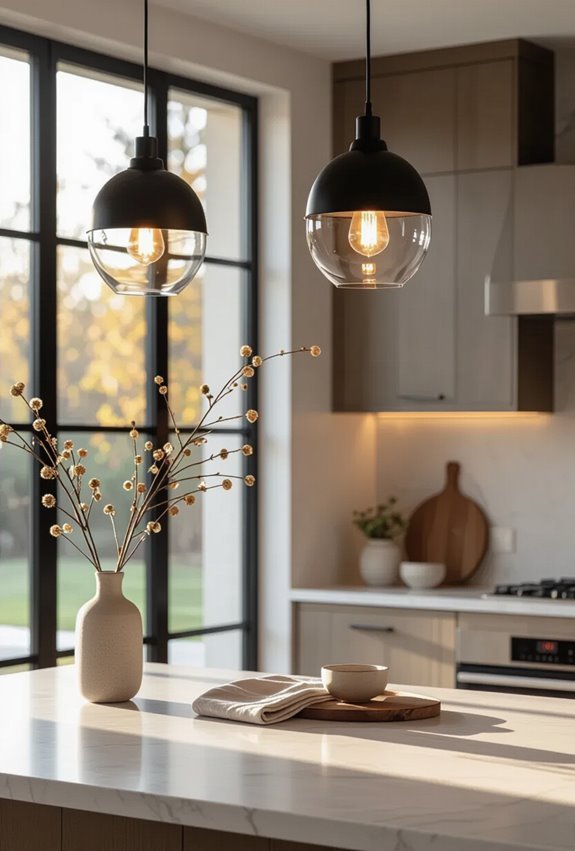 layered lighting for kitchens